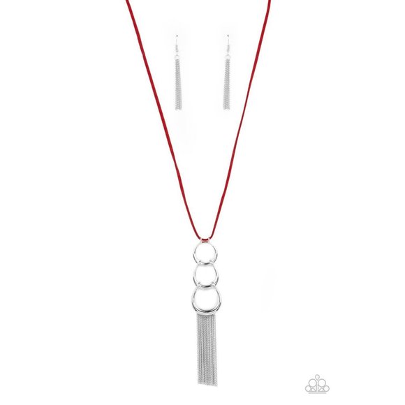 Industrial Conquest - Red Long Necklace 4093 - Picture 2 of 3